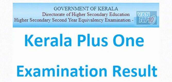 Kerala Plus One Result