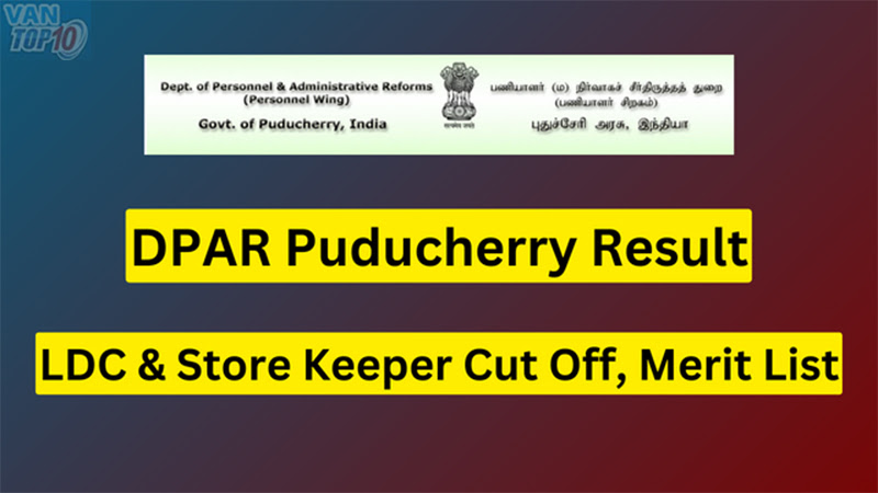 DPAR Puducherry Result 2023