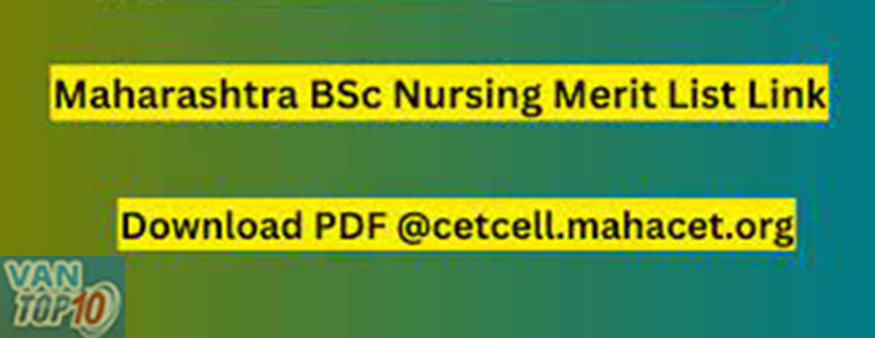 Maharashtra BSC Nursing Merit List 2023