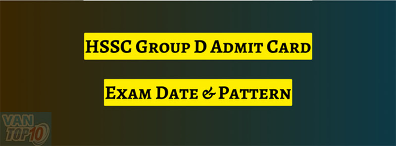 HSSC CET Group D Admit Card 2023