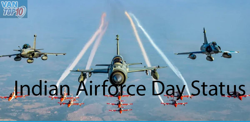 Indian Airforce Day Status 2023