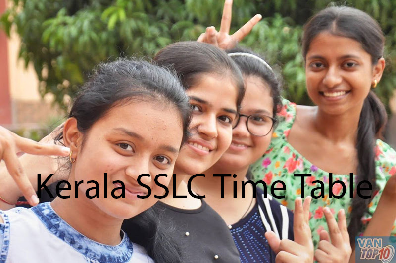 Kerala SSLC Time Table 2024