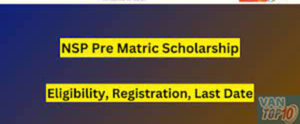 NSP Pre Matric Scholarship