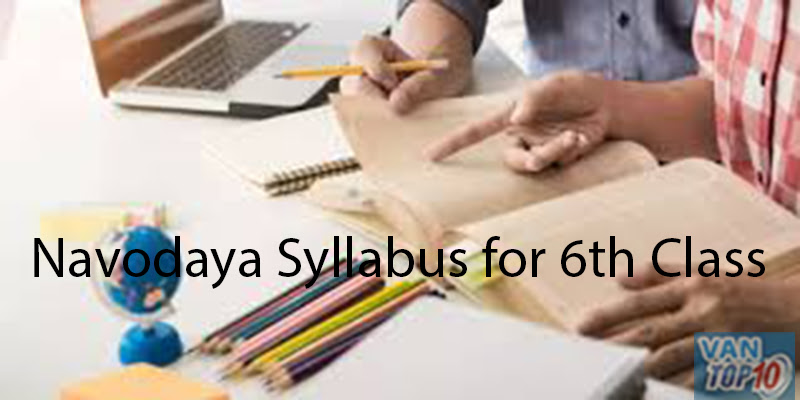 Navodaya Syllabus for 6th Class PDF