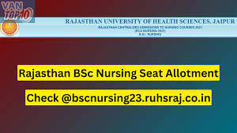 Rajasthan BSc Nursing Seat Allotment 2023