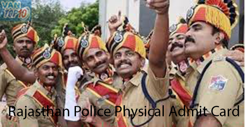 Rajasthan Police Physical Admit Card 2023